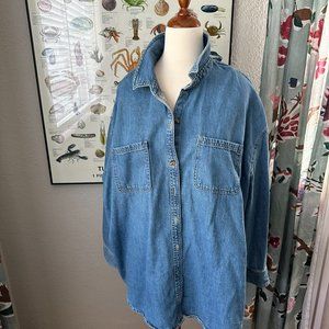 Old Navy The Boyfriend Shirt in Denim